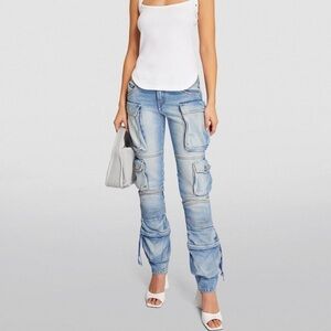 The Attico Essie cargo jeans Size 25